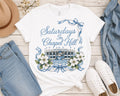 Saturdays in Chapel Hill Watercolor PNG, UNC Tar Heels Game Day Design (Digital Download)