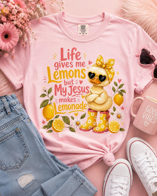 Christian Duck Lemonade PNG, Faith Summer Sublimation Design (Digital Download)