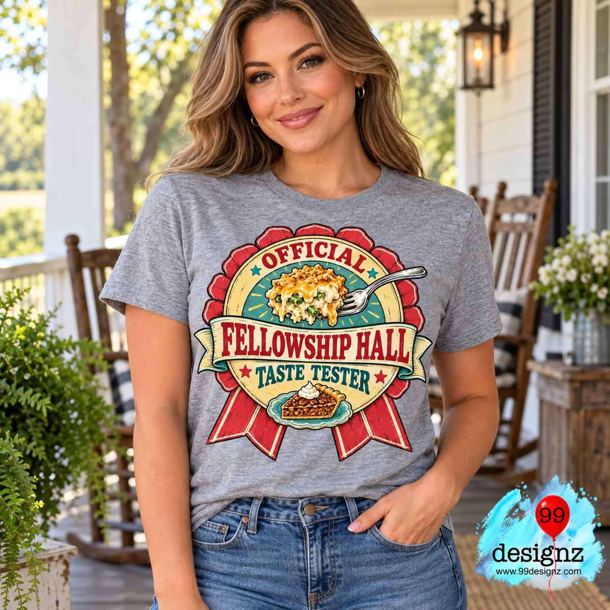 Official Fellowship Hall Taste Tester PNG | Funny Church Potluck Design