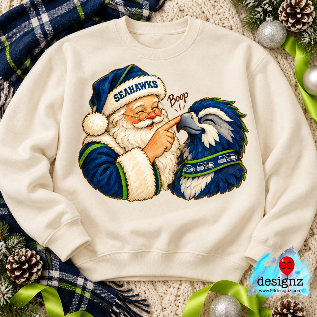 Seahawks PNG Digital Download | Game Day Shirt Design