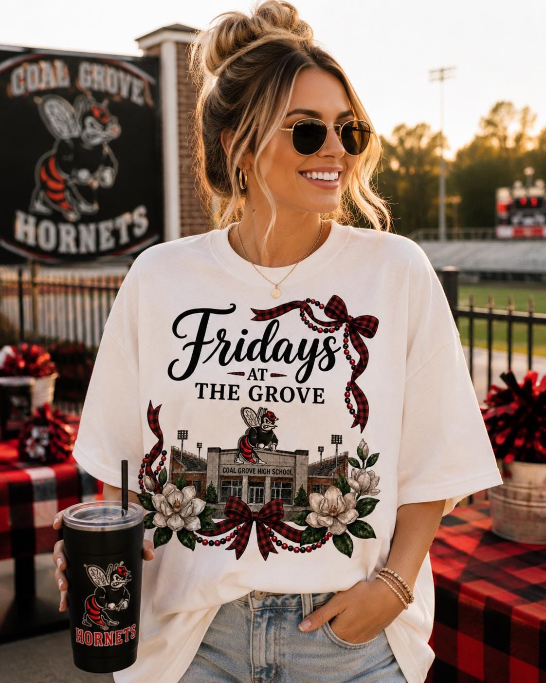 Coal Grove Hornets Football PNG, Game Day Shirt Design (Digital Download)