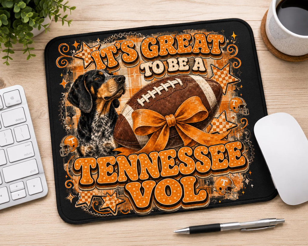 Tennessee Vols Football Dog Design | Retro Game Day PNG (Digital Download)