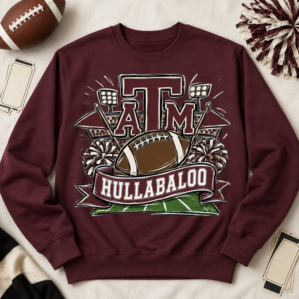Hullabaloo PNG Design | Sublimation & DTG Digital Download