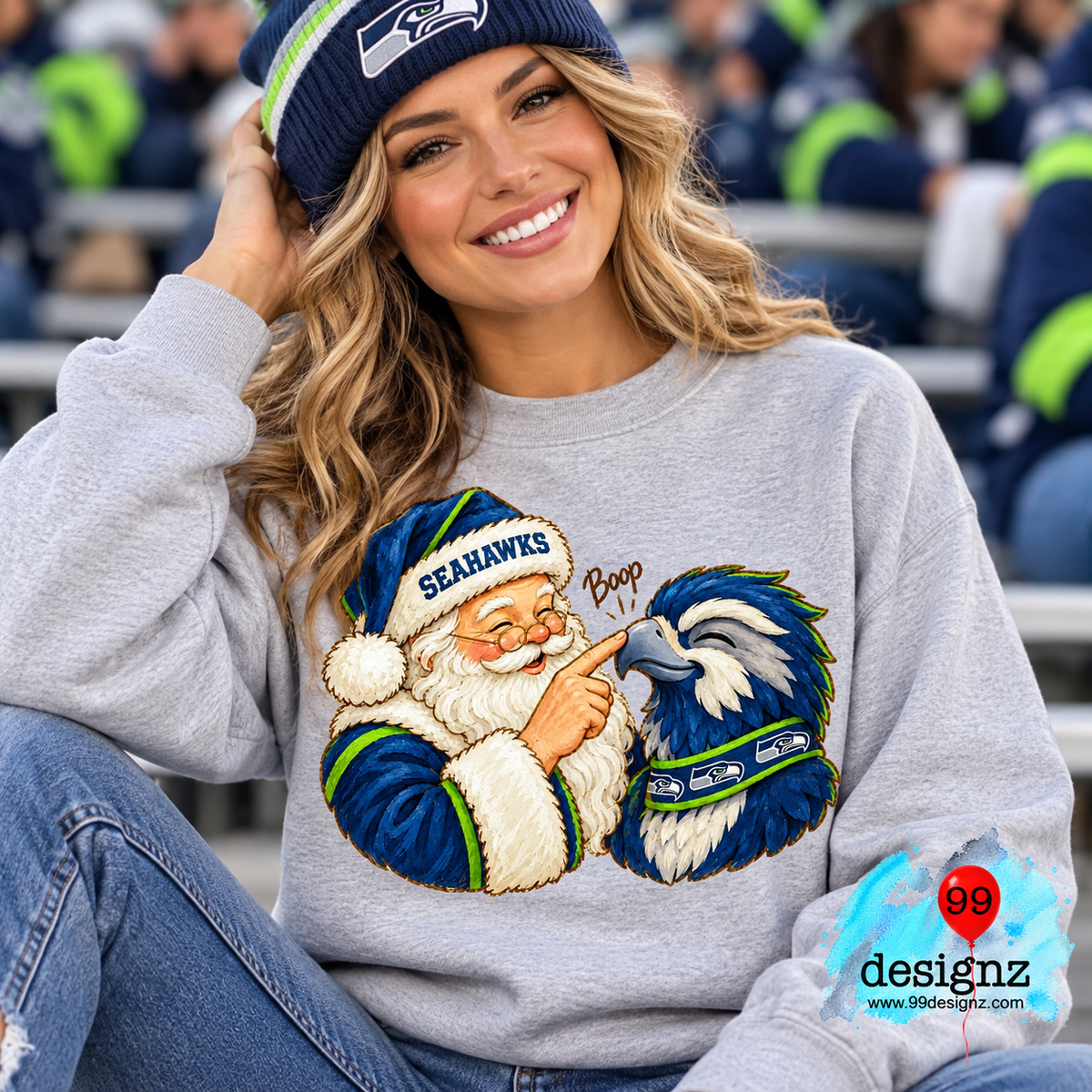 Seahawks PNG Digital Download | Game Day Shirt Design