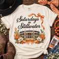 Saturdays in Stillwater PNG – Oklahoma State Game Day Sublimation Design