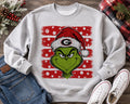 Georgia Grinch Christmas Sweatshirt, Holiday Football Fan Sweater