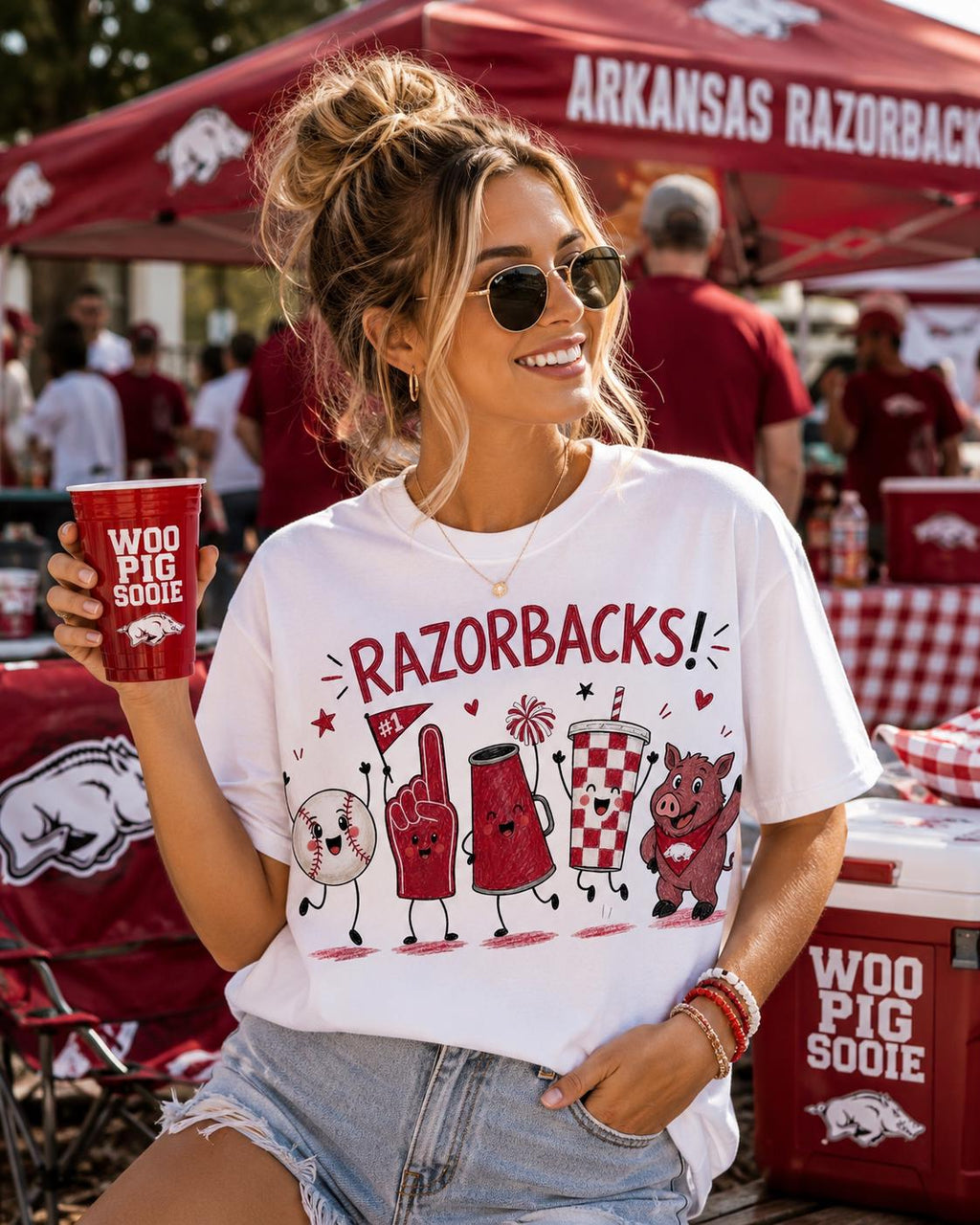 Razorbacks Baseball PNG, Game Day Shirt Design, Mascot Sublimation (Digital Download)