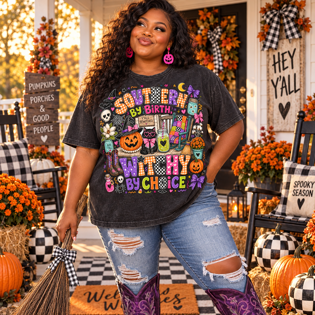 Witchy by Choice – Digital Download PNG