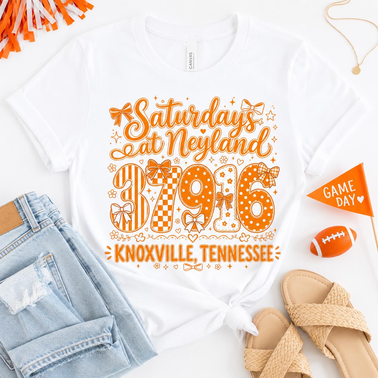 Saturdays at Neyland PNG, Knoxville Tennessee Game Day Design (Digital Download)