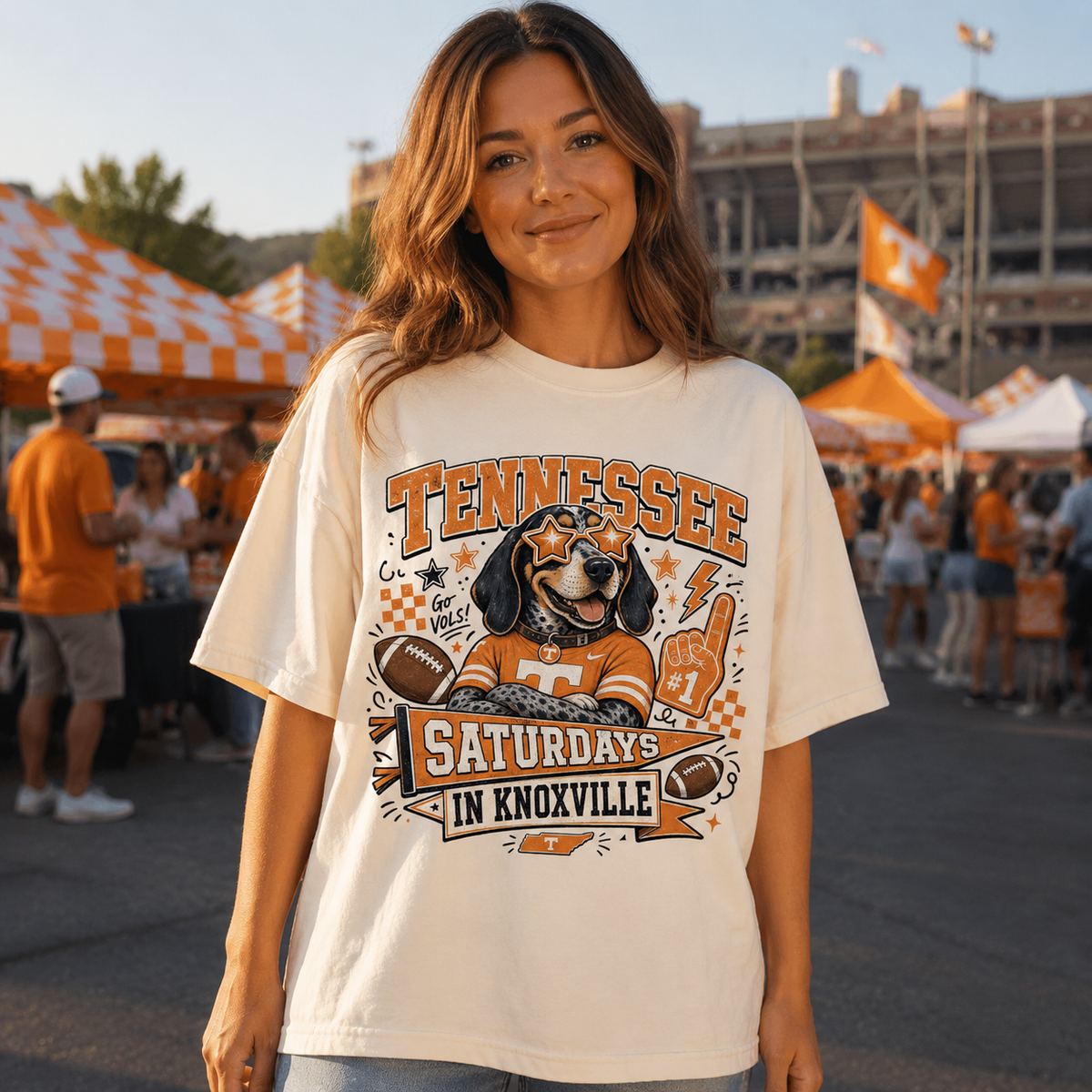 TN Sat in Knox PNG – Tennessee Knoxville Game Day Sublimation Design