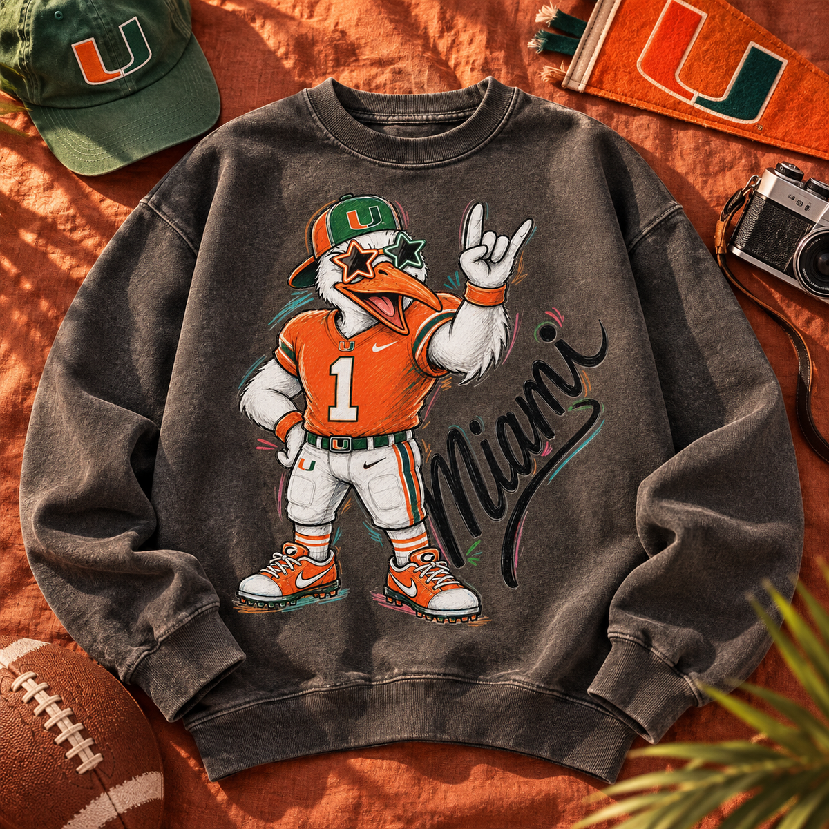 Miami Mascot PNG Design