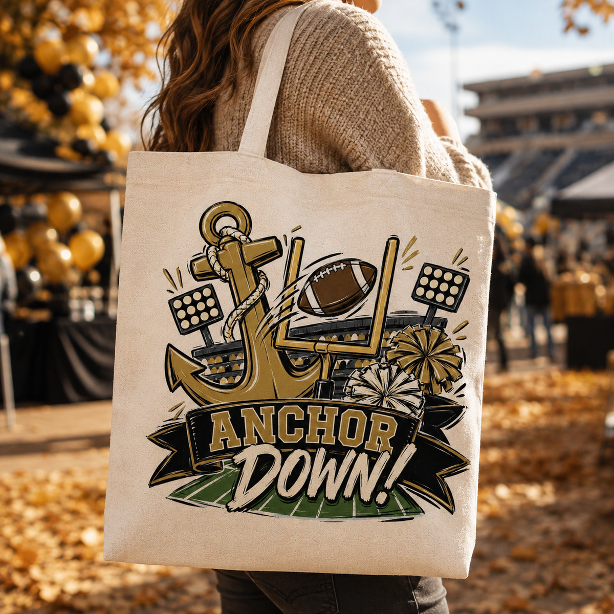 Anchor Down PNG Design | Sublimation & DTG Digital Download