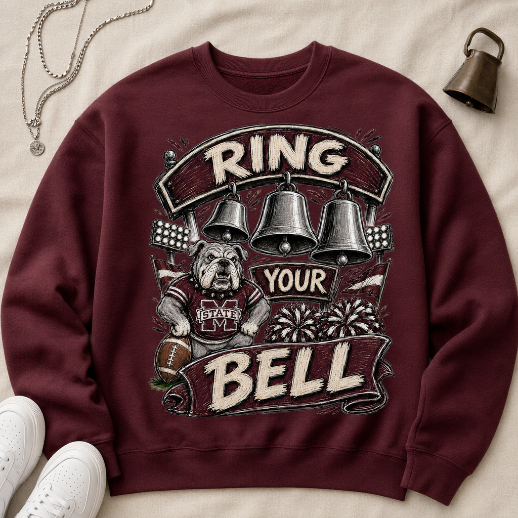 Ring Your Bell PNG Design | Sublimation & DTG Digital Download