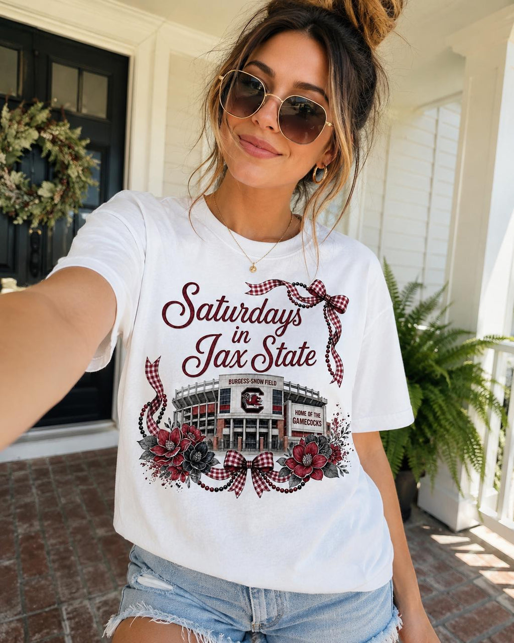 Saturdays in Jax State PNG, Gamecocks Football Stadium Design (Digital Download)