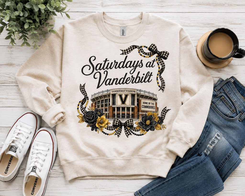 Vanderbilt Stadium PNG | Commodores Football Game Day Design (Digital Download)
