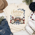 Ole Miss Saturdays in the Grove PNG | Watercolor Stadium Game Day Design (Digital Download)