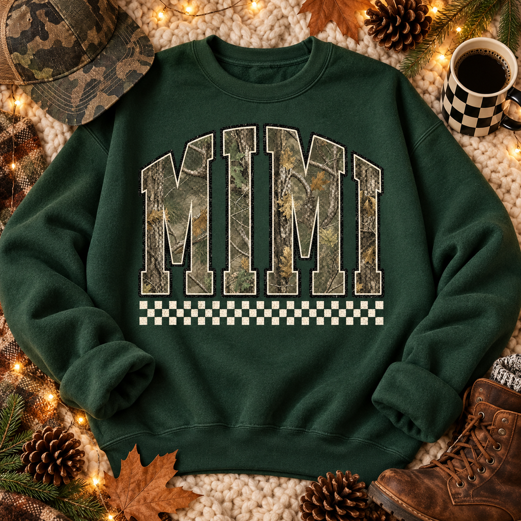 Mimi Arch PNG – Retro Grandma Sublimation Design