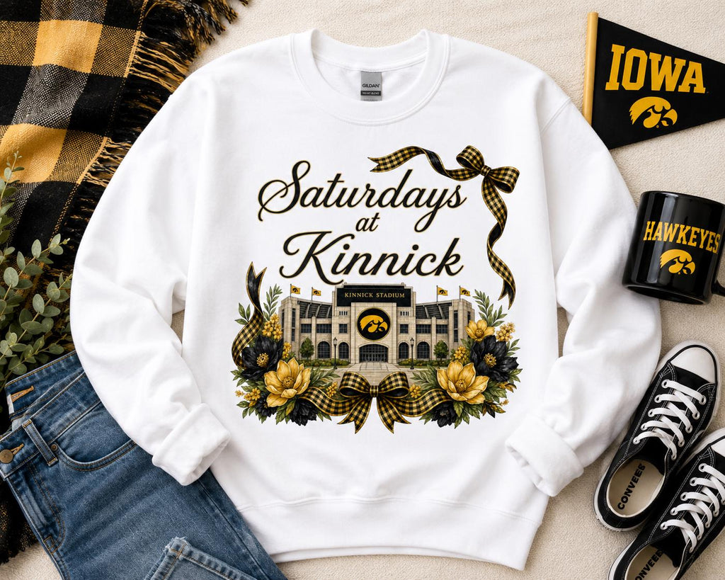 Saturdays at Kinnick PNG, Iowa Hawkeyes Stadium Design (Digital Download)