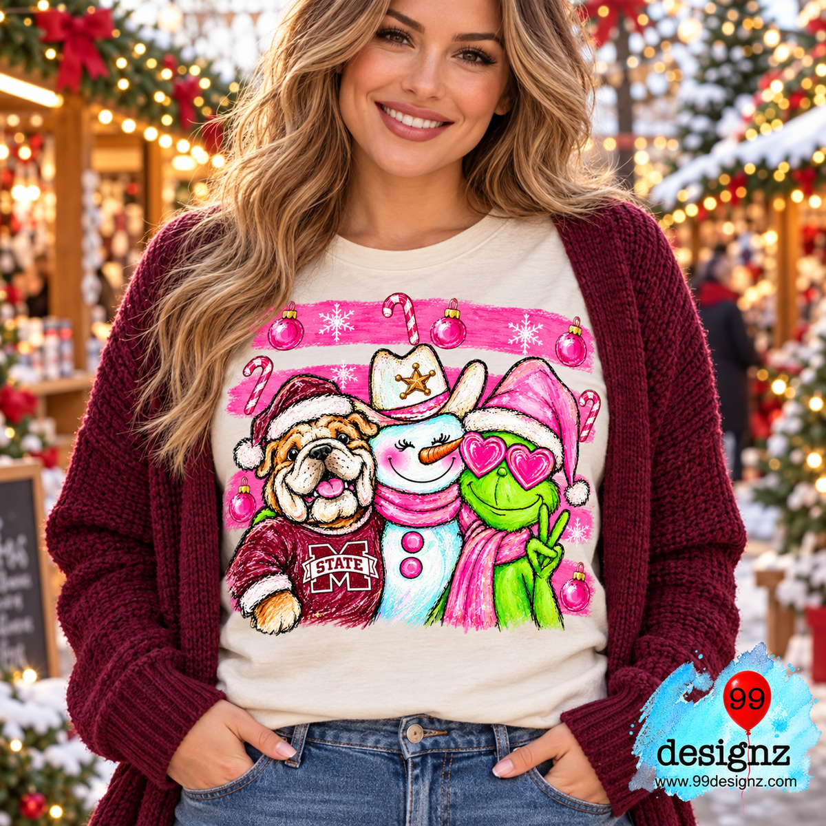 Mississippi Grinch Christmas Design | Digital Download