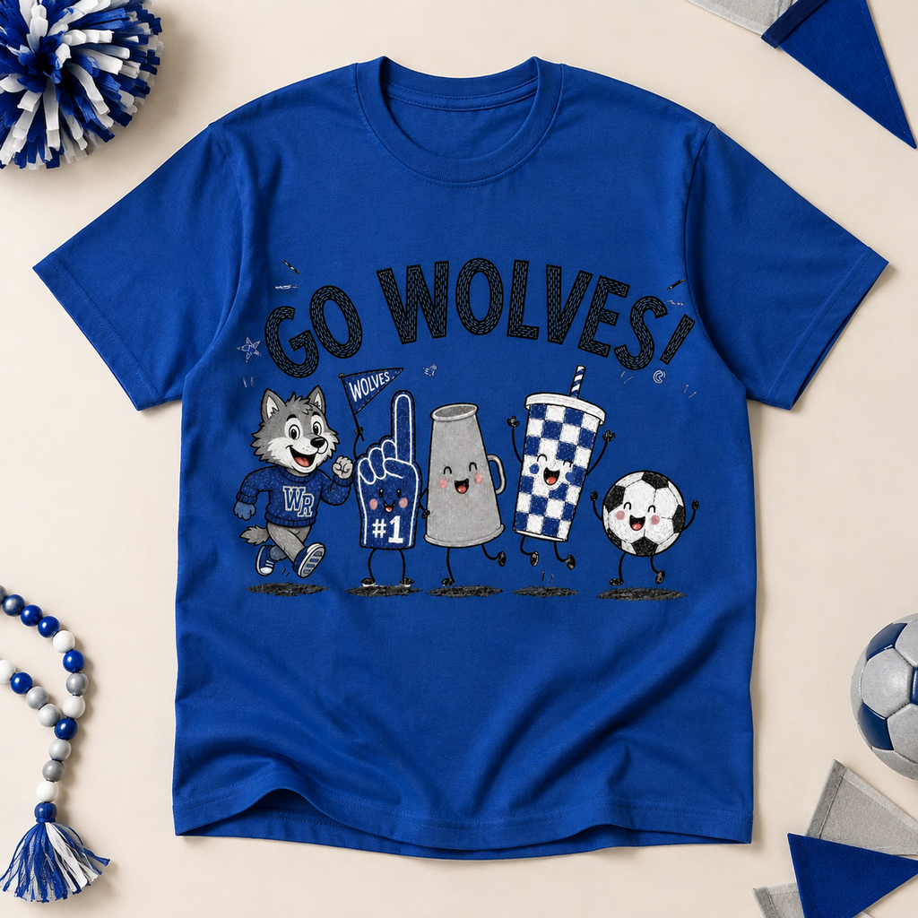 Go Wolves! Soccer Spirit PNG Digital Download