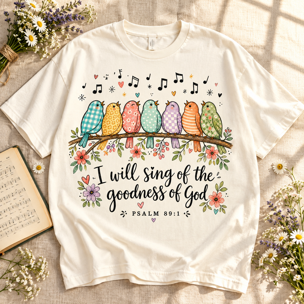 Sing of His Goodness Christmas PNG Digital Download | Faith Design