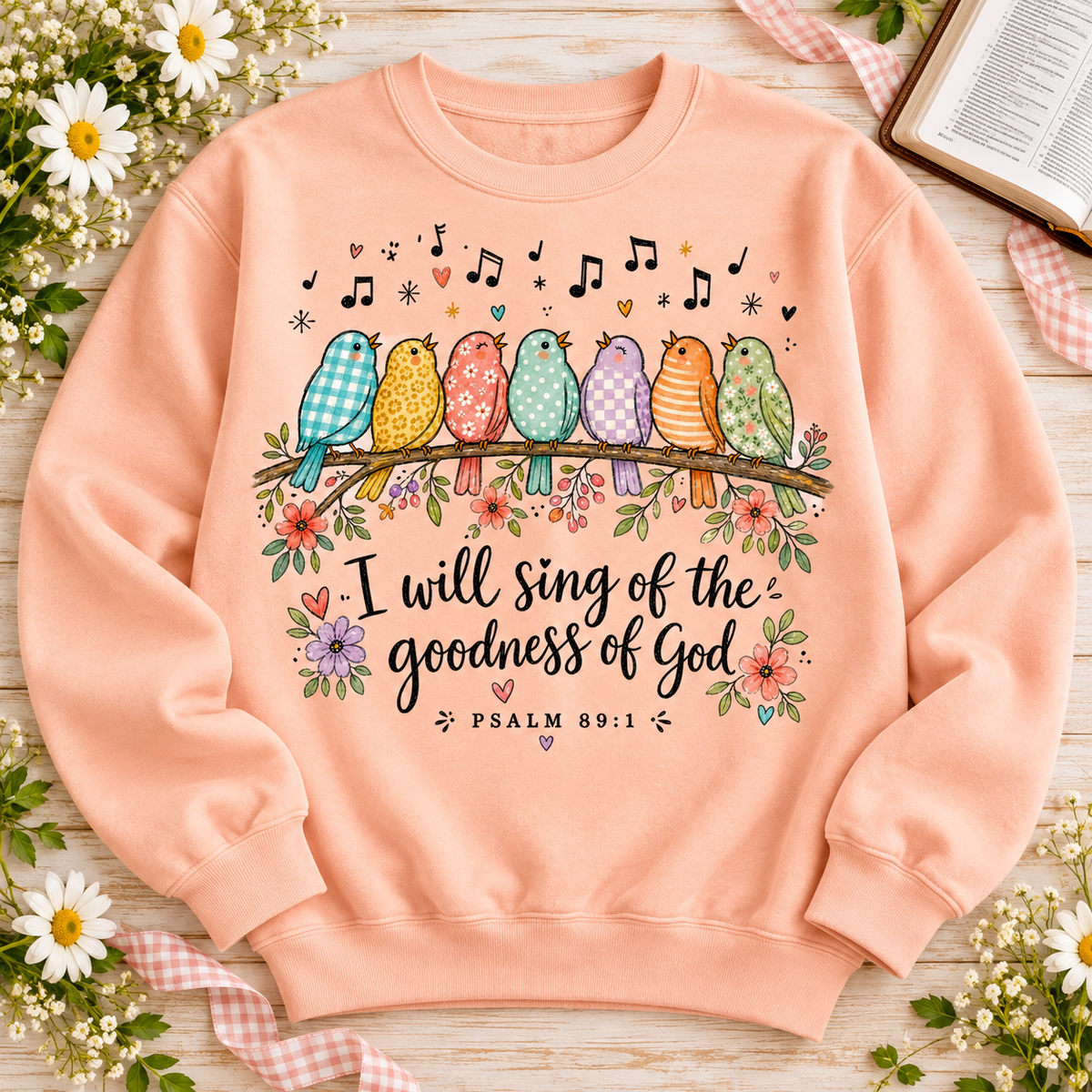 Sing of His Goodness Christmas PNG Digital Download | Faith Design