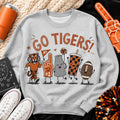 Go Tigers PNG, JES Tigers Football Design, Orange Black Game Day Sublimation, Tiger Mascot School Spirit Digital Download