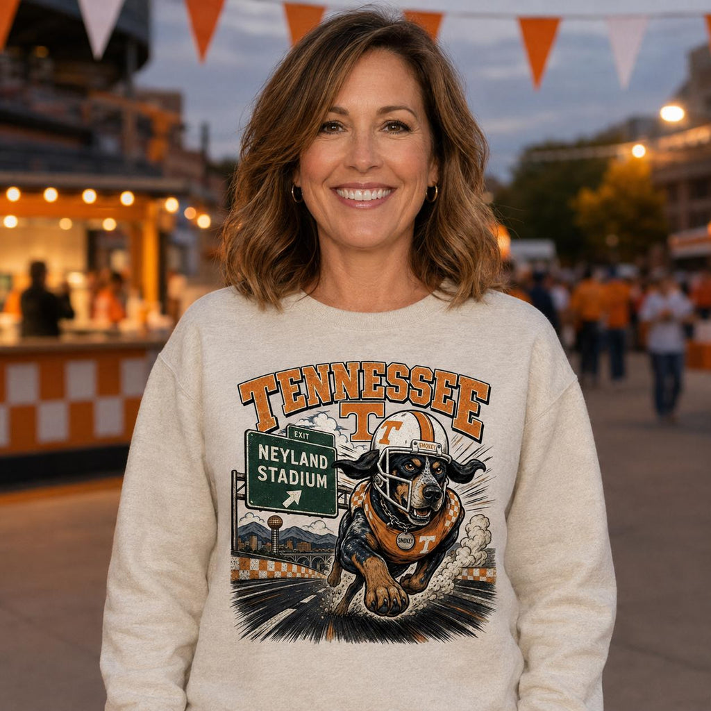 Tennessee Football PNG, Smokey Neyland Stadium Game Day Digital Download