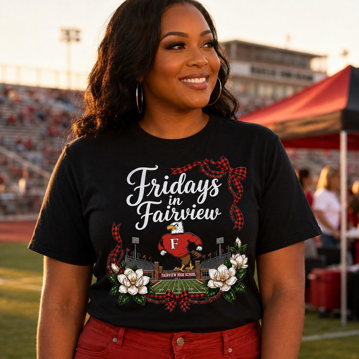 Fridays in Fairview Eagles Football PNG, School Spirit Sublimation (Digital Download)