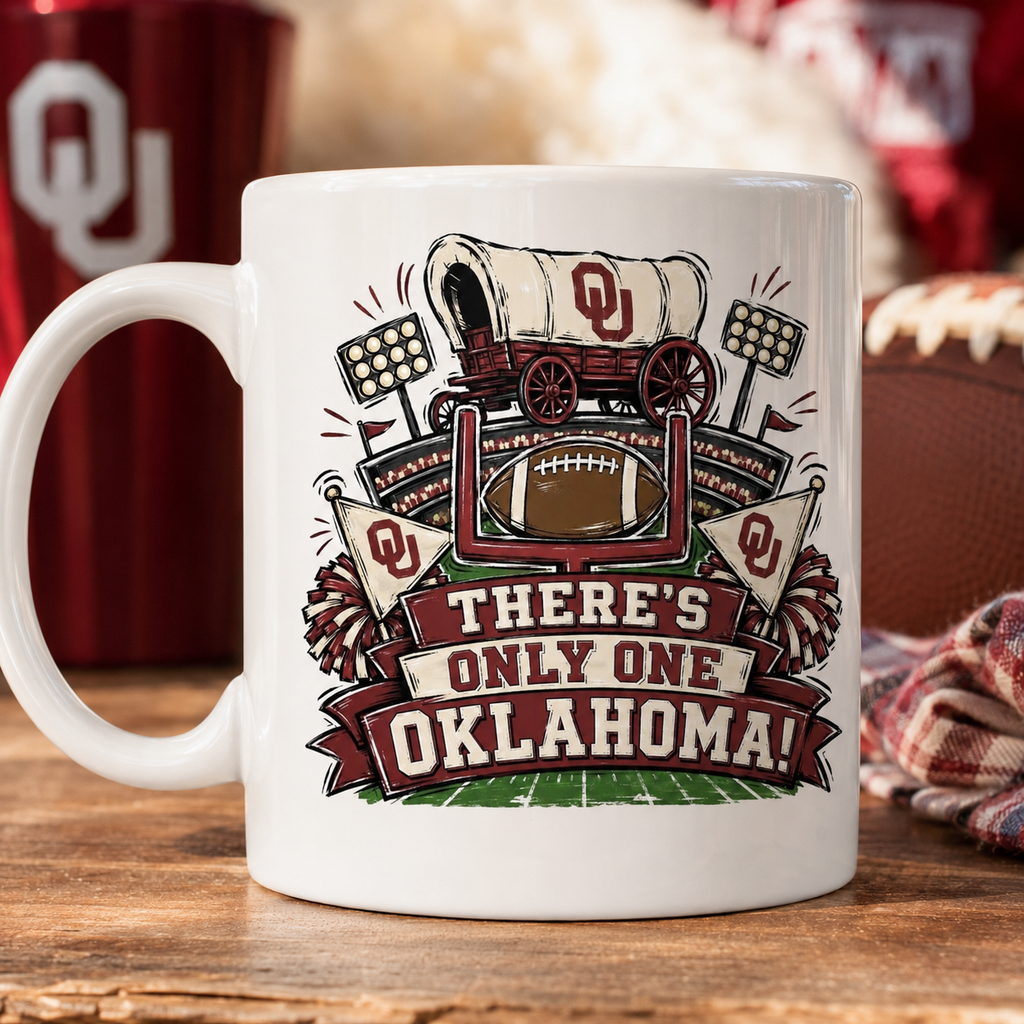There's Only One OU PNG – Sublimation & DTG Digital Download