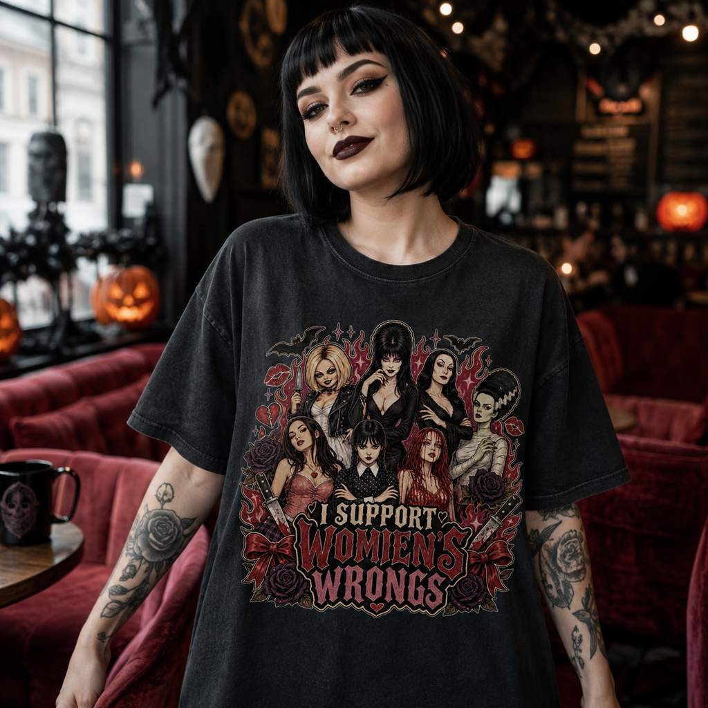 Women's Wrongs PNG Design | Sublimation & DTG Digital Download