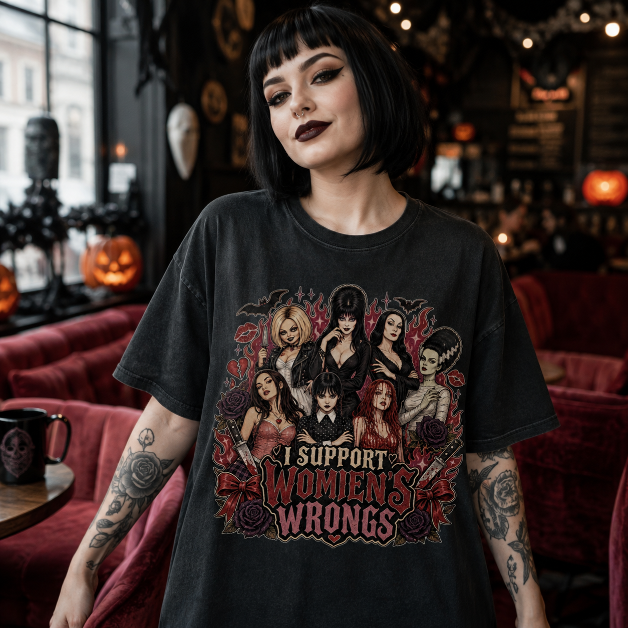 Women's Wrongs PNG Design | Sublimation & DTG Digital Download