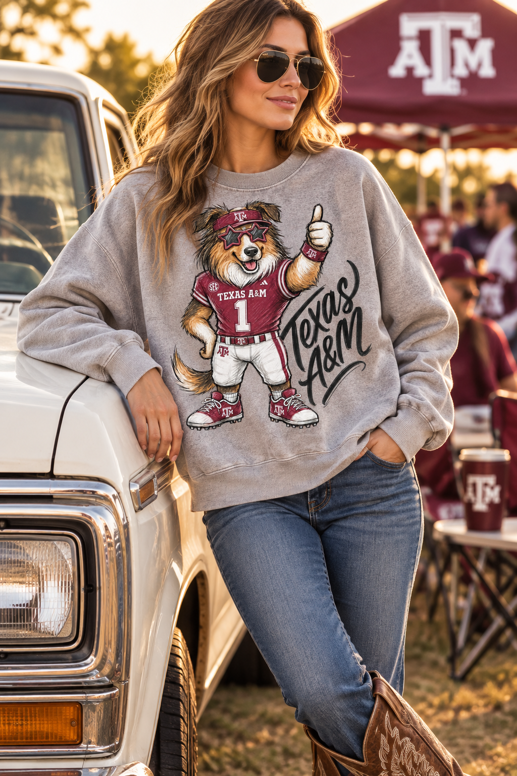 Texas A&M Mascot PNG Design