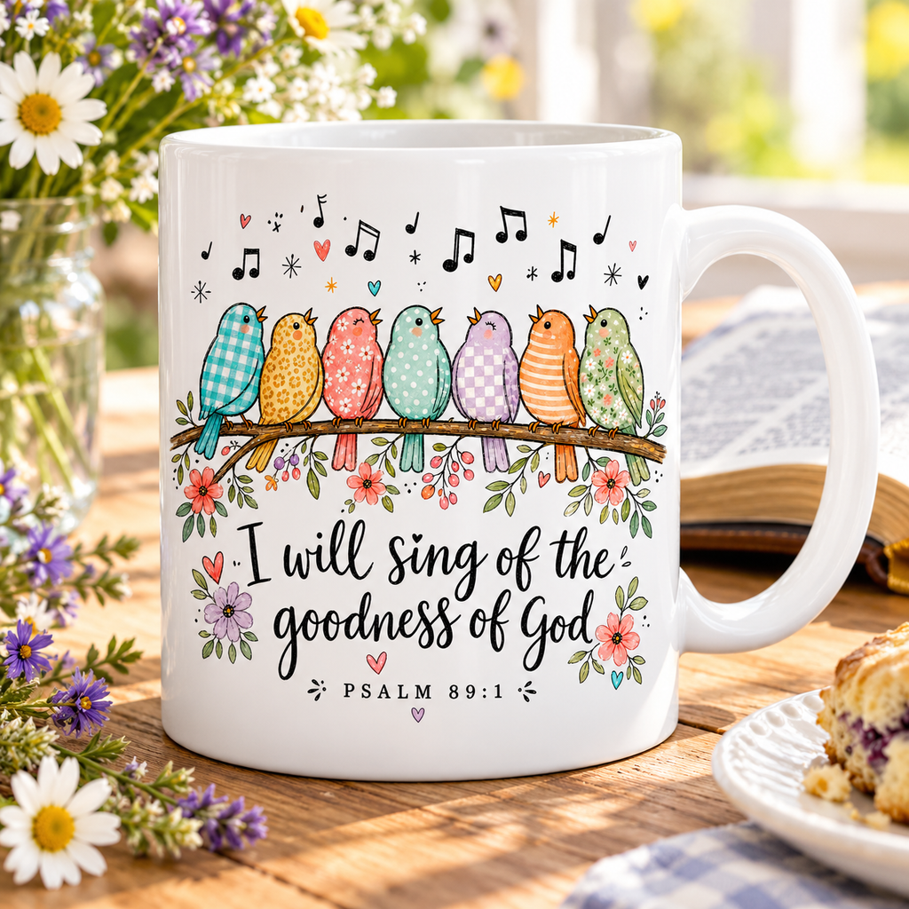 Sing of His Goodness Christmas PNG Digital Download | Faith Design