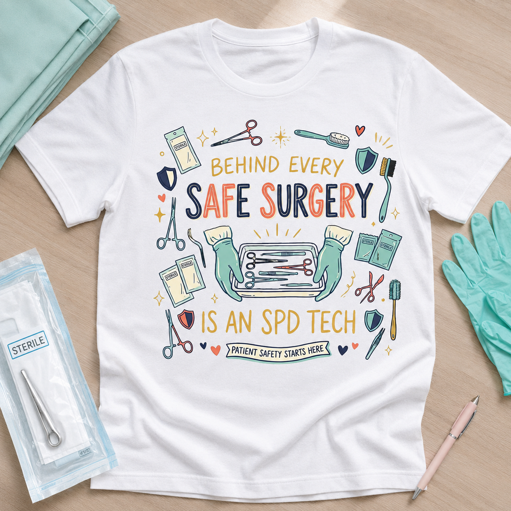 SPD Tech PNG – Behind Every Safe Surgery Is an SPD Tech | Digital Download