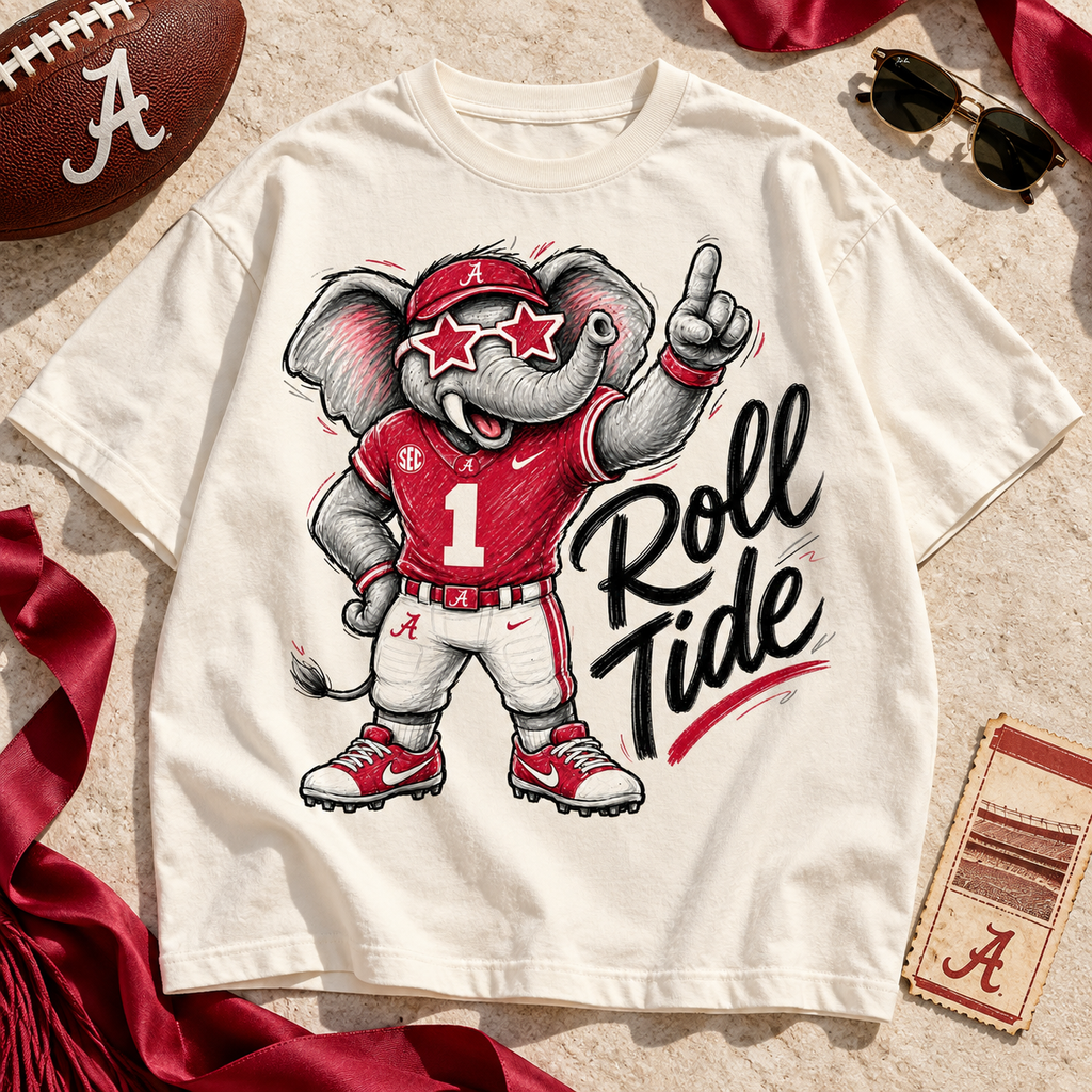 Roll Tide Mascot PNG Design