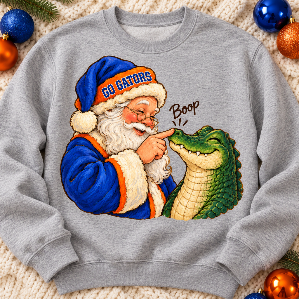 Florida Gators Santa Boop PNG | Go Gators Christmas Sublimation Design