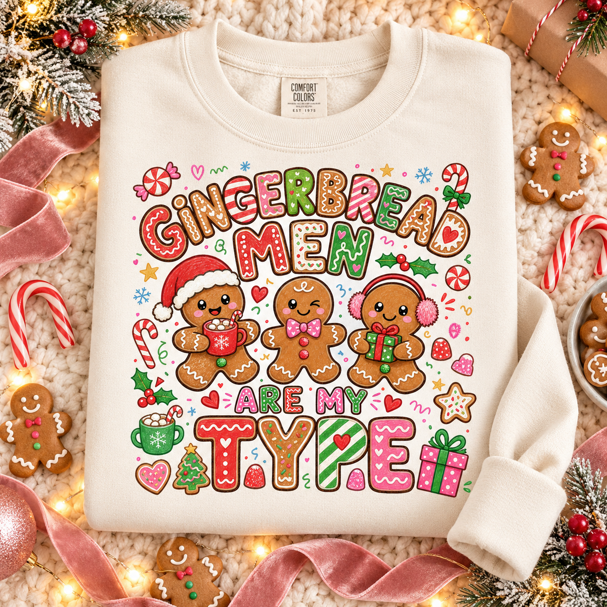 Gingerbread Men Are My Type PNG