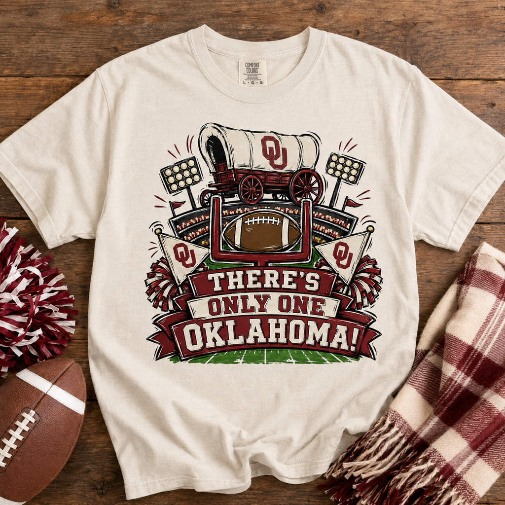 There's Only One OU PNG – Sublimation & DTG Digital Download