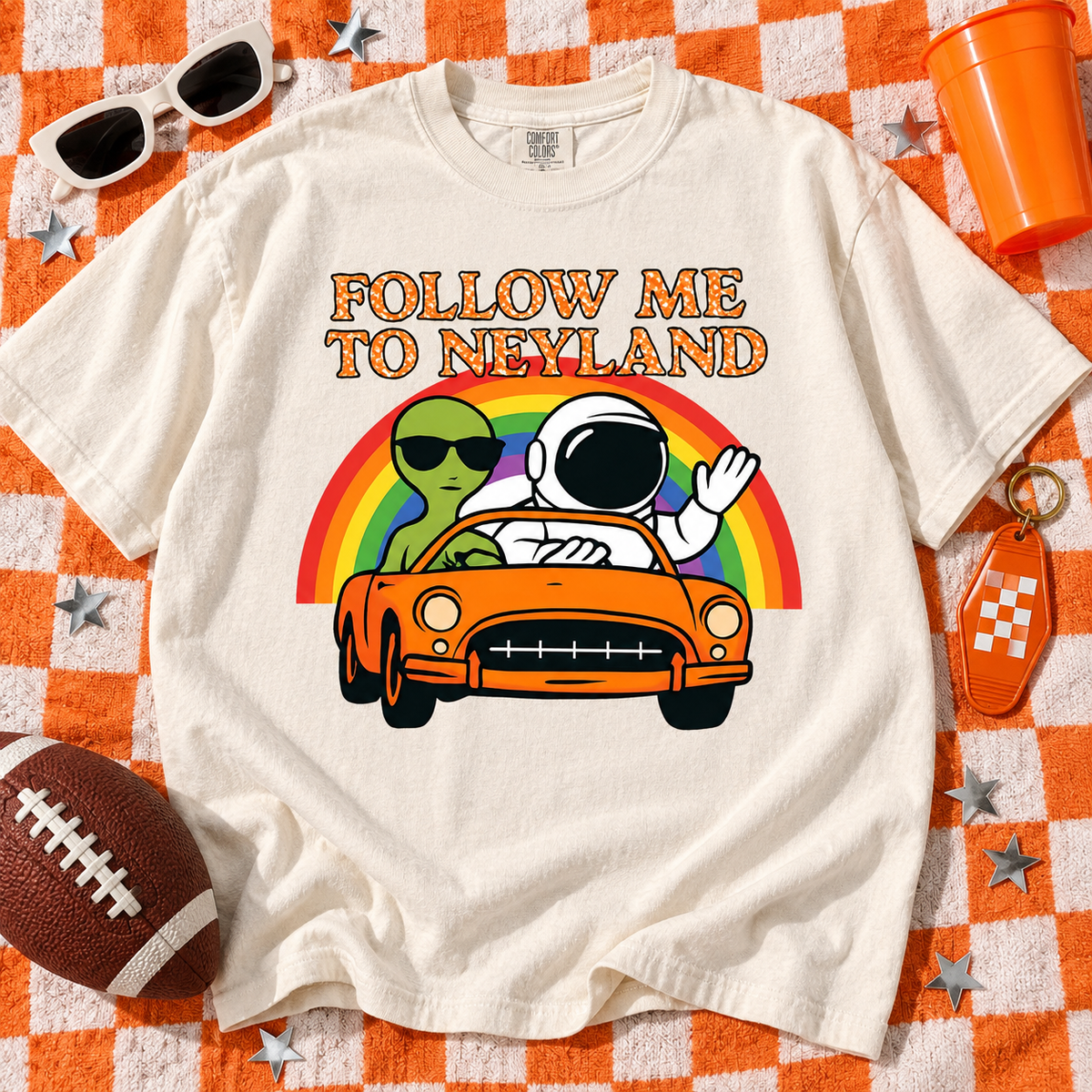 Follow Me to Neyland PNG Design | Tennessee Game Day Sublimation DTG HTV