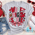 Woo Pig Sooie Razorback Bow PNG Digital Download for Arkansas Fans