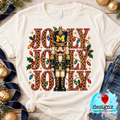 Jolly Nutcracker Christmas PNG | Leopard Print M Holiday Design