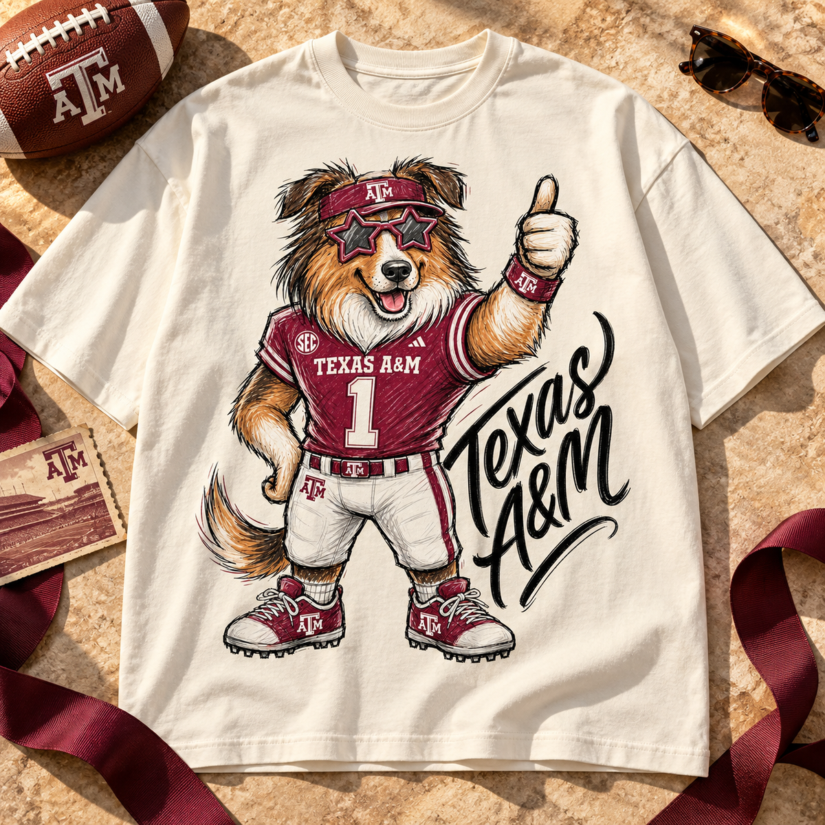 Texas A&M Mascot PNG Design