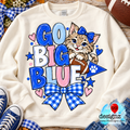 Go Big Blue Game Day Digital Design | Digital Download