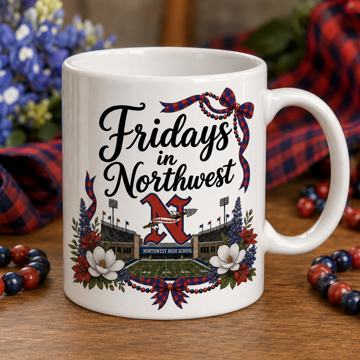 Fridays in Northwest Mohawks PNG – High School Football Sublimation Design