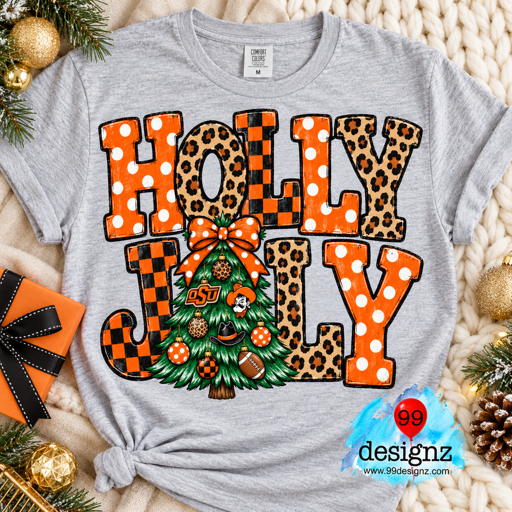 OSU Holly Jolly Christmas Digital Design | Digital Download