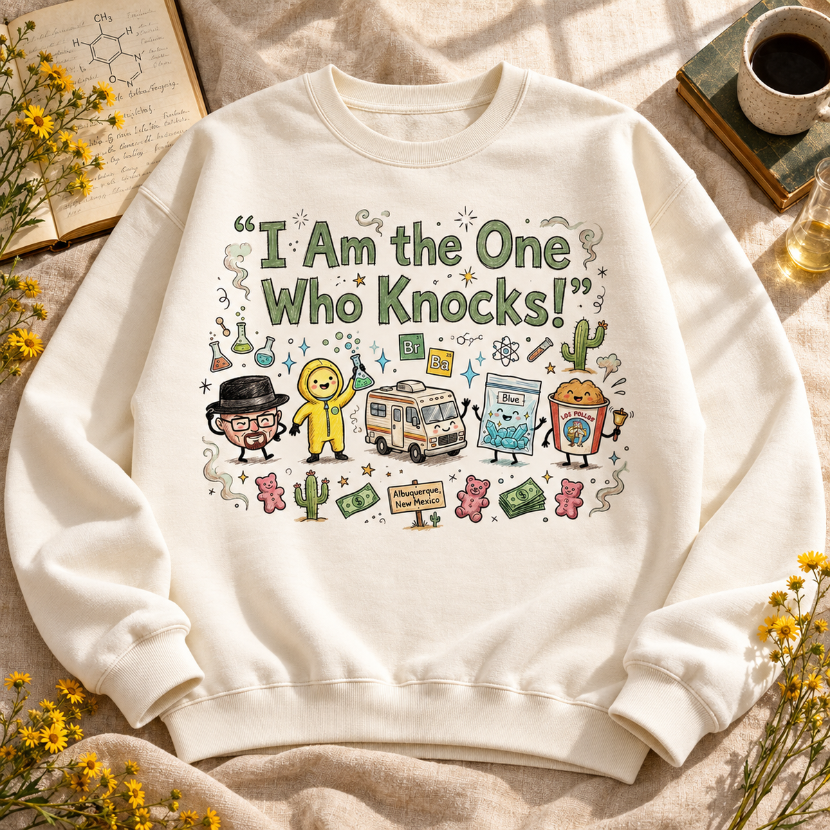 I’m the One Who Knocks Quote PNG Digital Download | Pop Culture Design