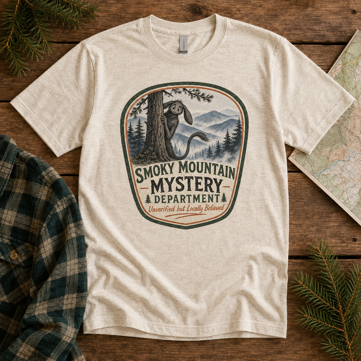 Smokey Mountain Mystery PNG Design