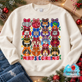 Merry SEC Christmas PNG | College Mascot Ornament & Bow Design