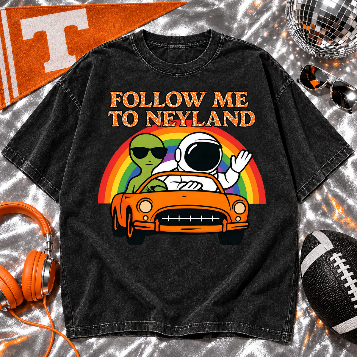 Follow Me to Neyland PNG Design | Tennessee Game Day Sublimation DTG HTV